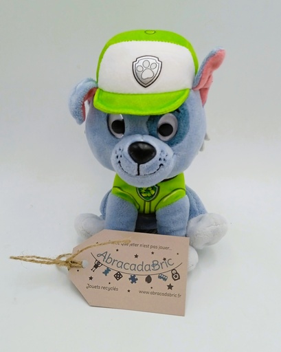 Peluche Rocky Pat'Patrouille 18cm - PAW PATROL