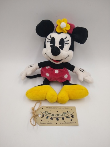 Minnie et son chapeau à fleur jaune 20cm - NiCOTOY