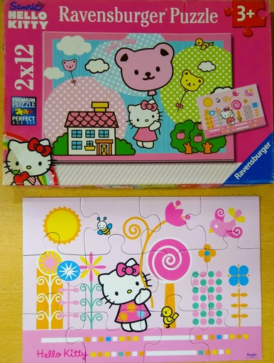 Puzzle "hello kitty" 12p - RAVENSBURGER