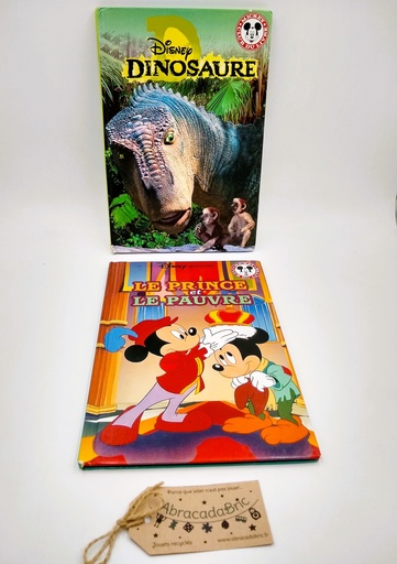 "Dinosaure" & "Mickey, le prince et le pauvre"  - HACHETTE 