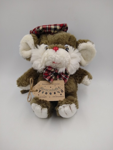 Peluche "CriCri la souris" vintage 22cm