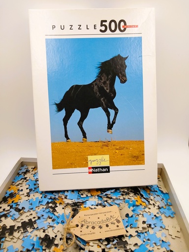 Puzzle "Cheval noir" 500p - NATHAN