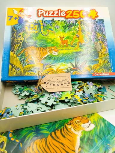 Puzzle "les animaux de la jungle" 250p - CARREFOUR
