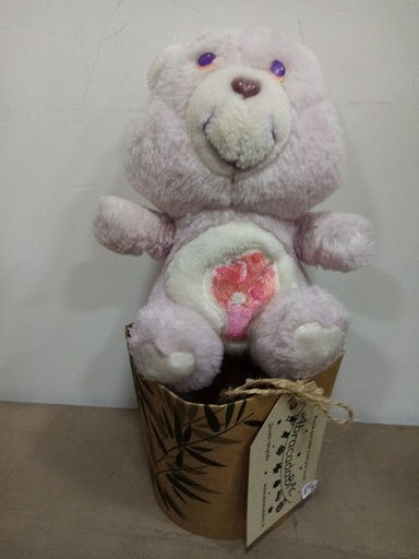 Bisounours mauve "milkshake" 18cm - CARE BEARS