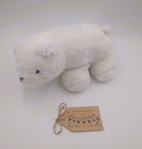 Peluche Ours P'tit Ourson Blanc - Histoire d'Ours