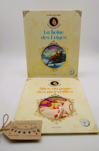 "La reine des neiges" & "Alice au pays des merveilles - HACHETTE