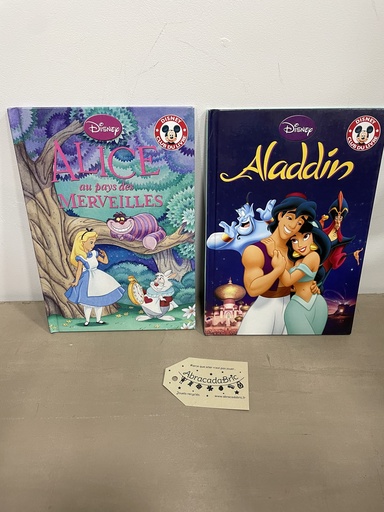 "Aladin" & "Alice aux pays des Merveilles" - HACHETTE 