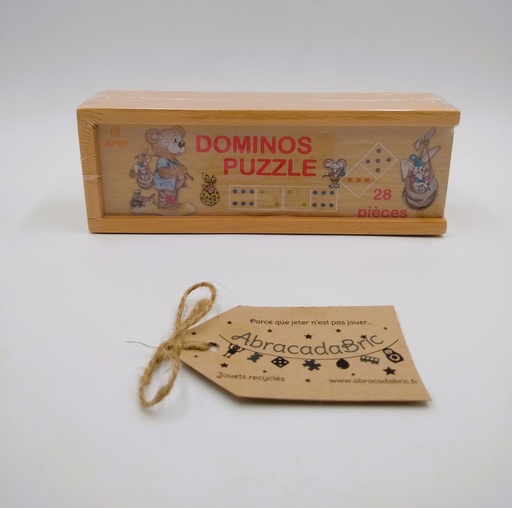 Jeu de dominos/puzzles en bois - APBP