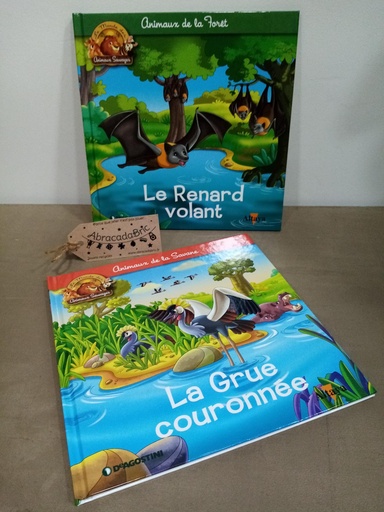 "La grue couronnée" & "Le renard volant" - ALTAYA