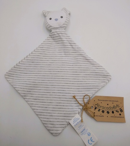 Ourson 25cm rayé - OBAiBi