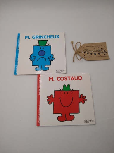 "M.Grincheux" & "M.Costaud" - HACHETTE 