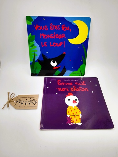 "Vous êtes fou, Monsieur le Loup!" & "Bonne nuit mon chaton" - ÉCOLE DES LOiSiRS