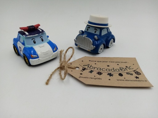 Lot x2 véhicules Robocar Poli - SiLVERLiT