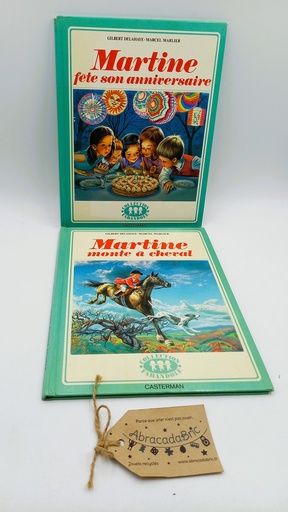 "Martine fête son anniversaire" & "Martine monte a cheval"   - CASTERMAN