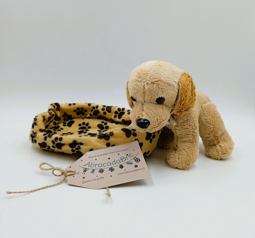 Peluche chien avec coussin  - LASCAR 