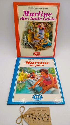 Martine "au parc" et "chez tante Lucie" vintage - CASTERMAN 