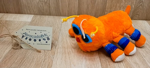 Chenille orange 17 cm