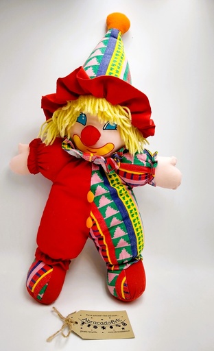 Clown chiffon 47 cm vintage