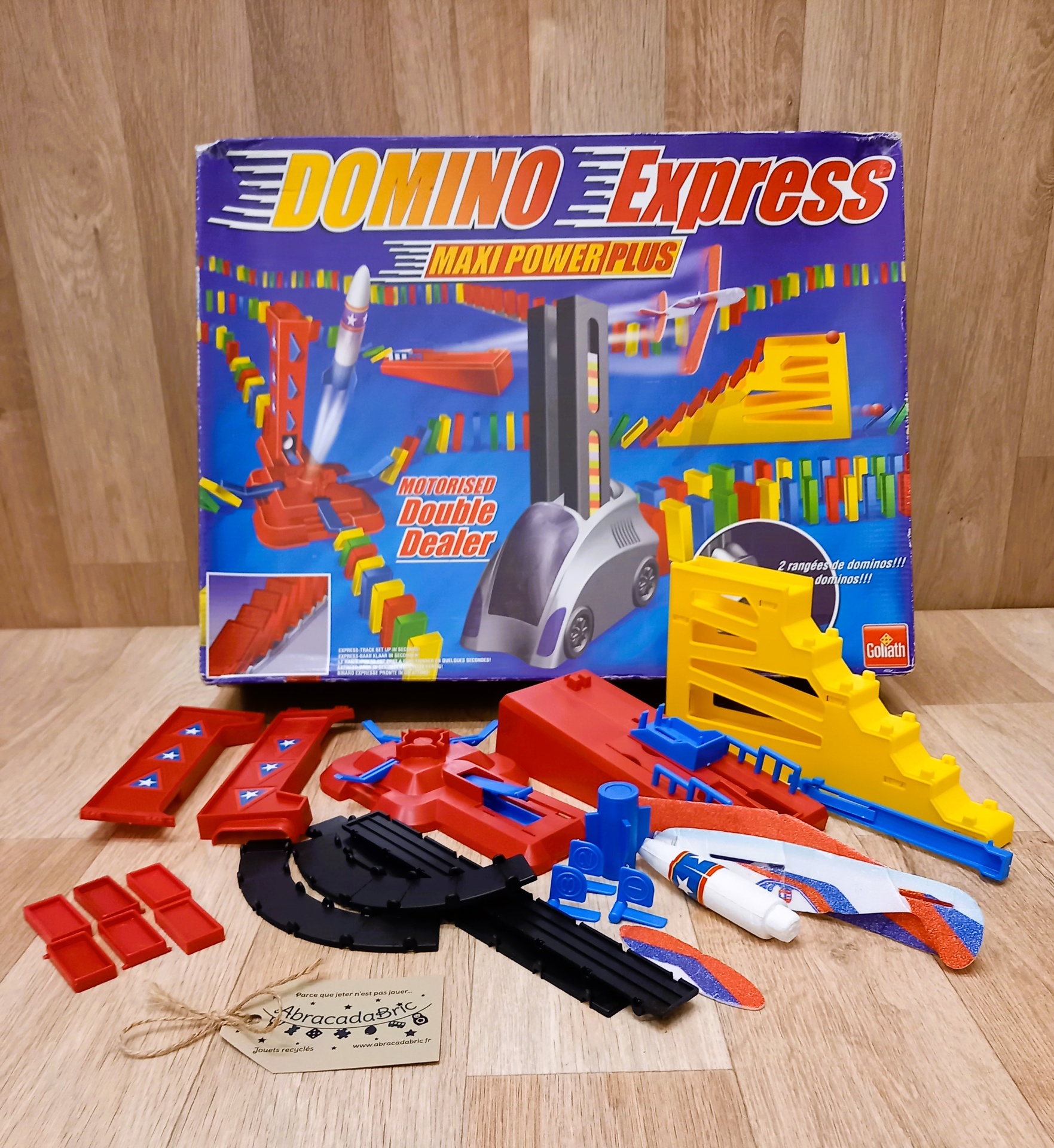 Pack Recharge 1000 Dominos Domino Express - Multicolores, Pour Circuits Jusqu'à 26,5m