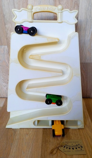 Circuit de course toboggan vintage 1991 - FiSHER PRiCE