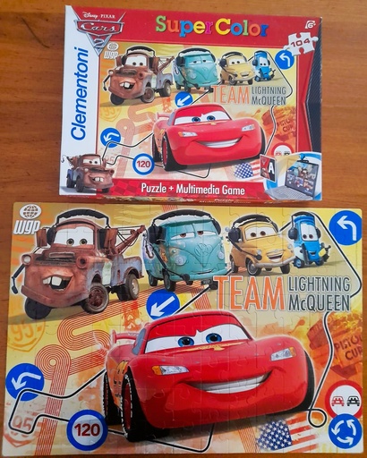 Puzzle Cars 2 -CLEMENTONi-104p
