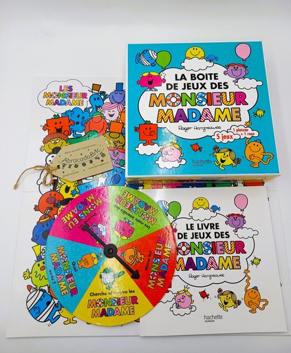 La boite de jeux de monsieur madame - HACHETTE 