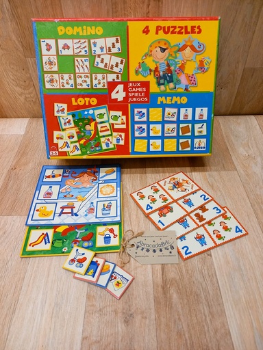 4 jeux  éducatifs- DJECO 