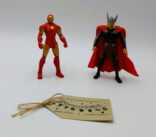 Figurines iron Man et Thor 10cm Marvel - HASBRO 
