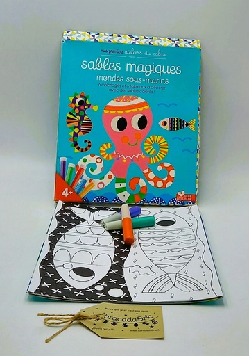 Les ateliers du calme : Sables magiques mondes sous marins - DEUX COQS d'OR  