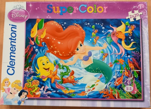Puzzle 2x20p "La petite sirène" - CLEMENTONi 