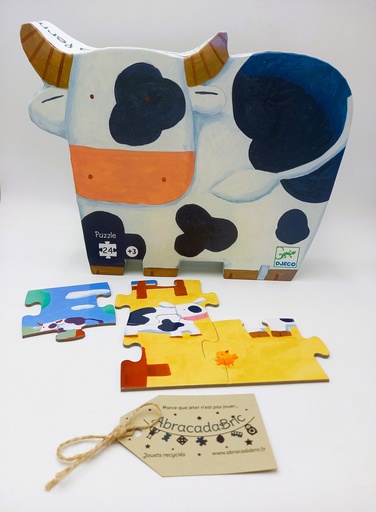 Puzzle les vaches à la ferme 24p - DJECO 