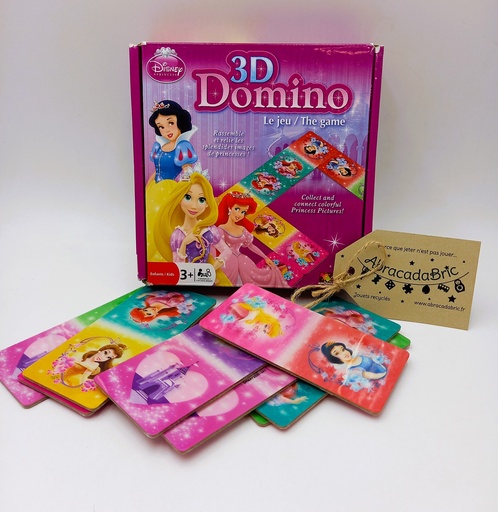 Domino 3D princesses Disney - ASMODEE