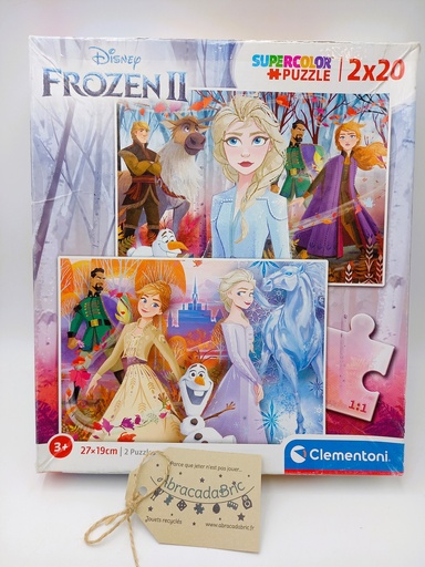 Puzzle Reine des neiges 2 - 2x20p - CLEMENTONi 