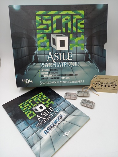 Escape Box Asile Psychiatrique - 4D4 EDiTiONS