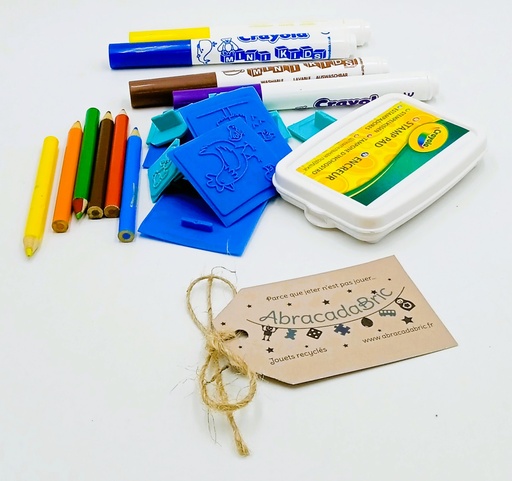 Jeux de timbres à la ferme - CRAYOLA