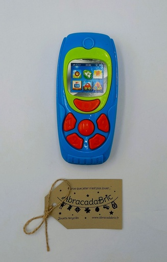 Téléphone bleu, rouge et vert - SiDJ
