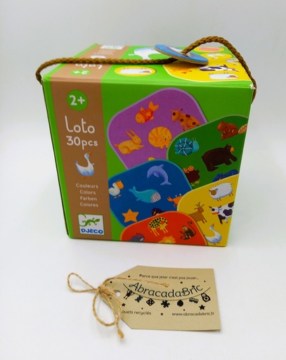 Loto "Animaux et couleurs" 30p - DJECO 