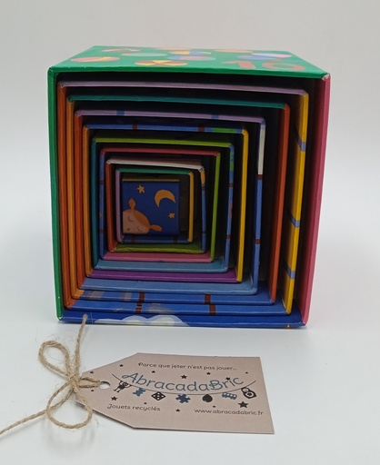 Mes cubes à empiler "animaux" X10 - DJECO 