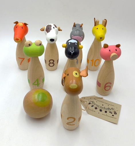 Jeu de quilles en bois