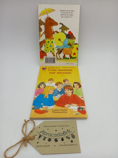 Lot x2 "une maman sur mesure" et "Aimé bienvenu et ses amis" - CASTOR POCHE