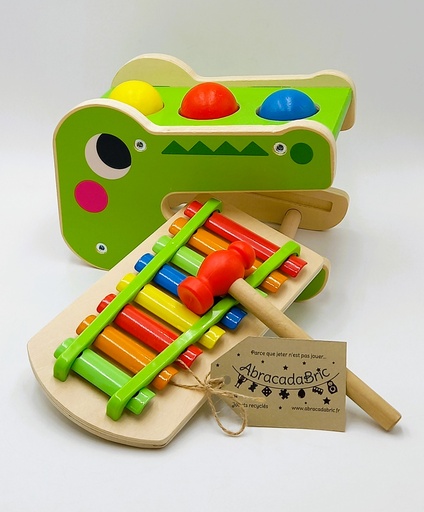 Jeu à marteler avec xylophone en bois - DELTA SPORT 