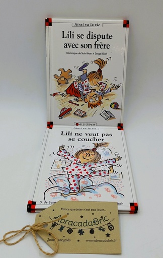  Lili ne veut pas se coucher & Lili se dispute avec son frère - CALLiGRAM   