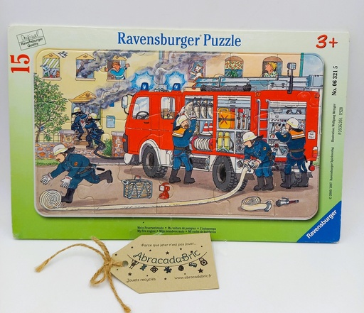  Puzzle Camion de Pompier 15p - RAVENSBURGER