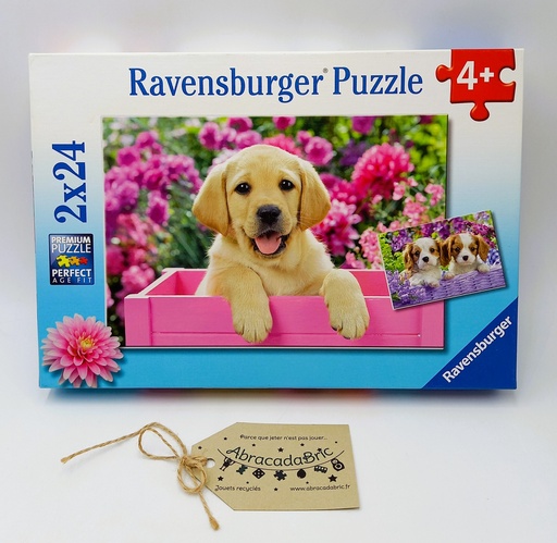 Puzzle "Amis tout doux" 2x24p - RAVENSBURGER 