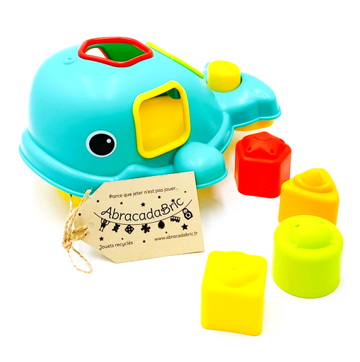 Ma baleine de bain, trieur de formes - iNFANTiNO