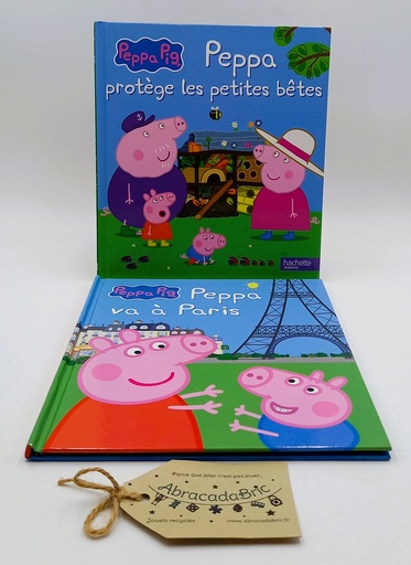 "Peppa pig protège les petites bêtes" et "Peppa va à Paris" - HACHETTE JEUNESSE