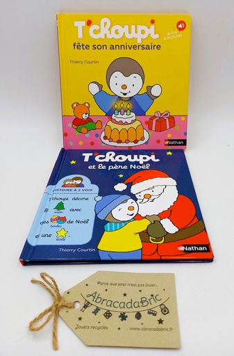 "Tchoupi et le père Noël" & "Tchoupi fête son anniversaire" - NATHAN