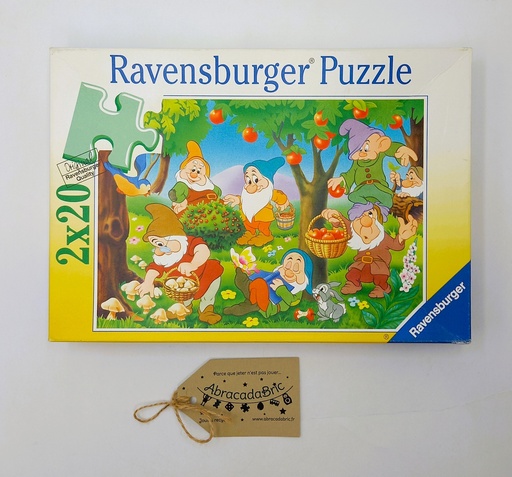 Puzzle Les 7 nains 2x20p - RAVENSBURGER  