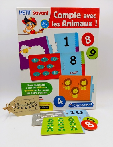 Les chiffres avec les animaux- CLEMENTONi