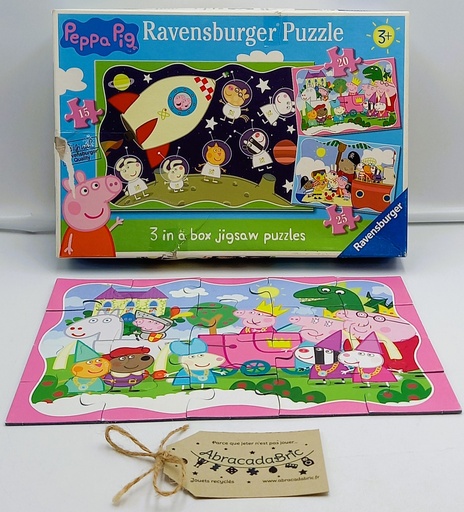 Puzzle Peppa Pig 15p-20p-25p RAVENSBURGER 